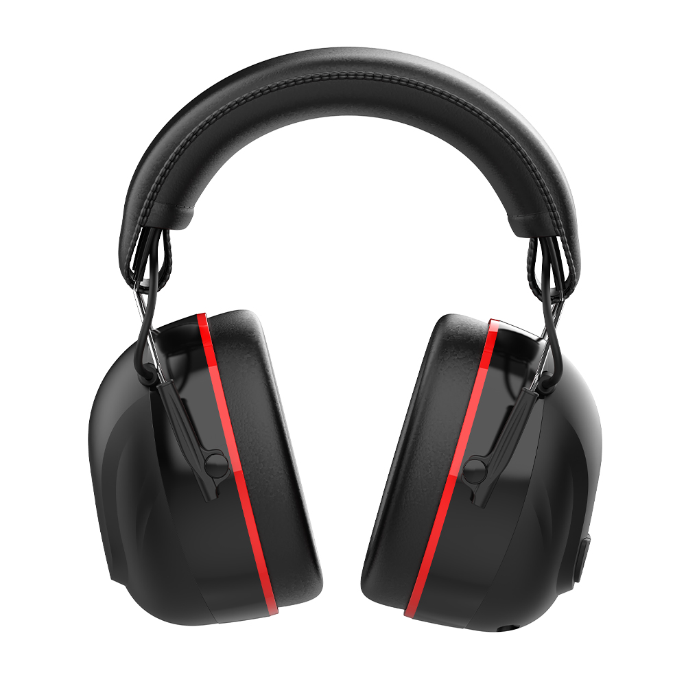 Industrial protective earmuffs, sound insulation and noise reduction
